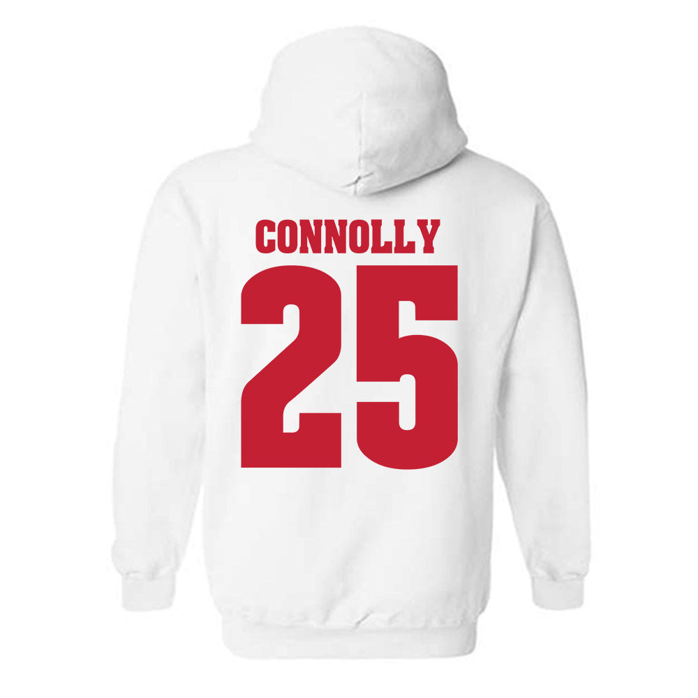 Wisconsin - NCAA Women's Soccer : Erin Connolly - Classic Shersey Hooded Sweatshirt-1