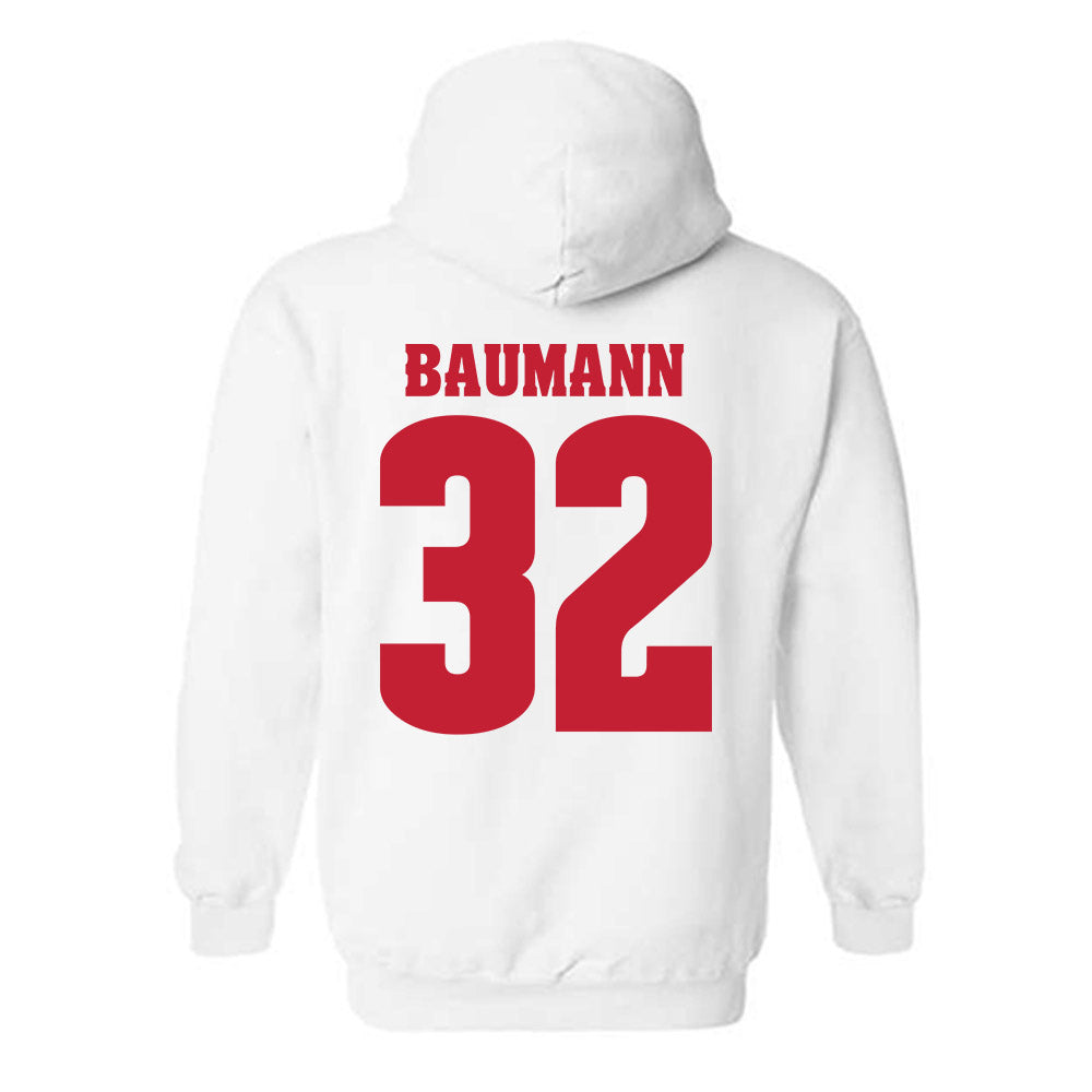 Wisconsin - NCAA Women's Soccer : Hailey Baumann - Classic Shersey Hooded Sweatshirt-1