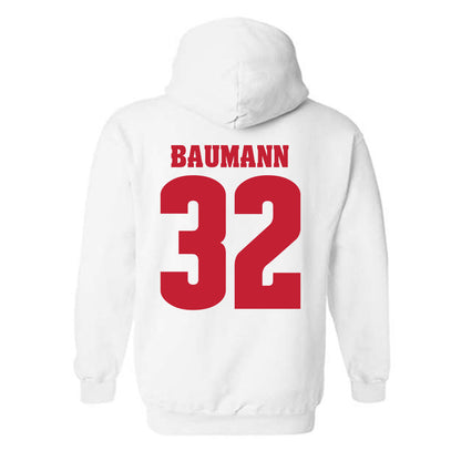 Wisconsin - NCAA Women's Soccer : Hailey Baumann - Classic Shersey Hooded Sweatshirt-1