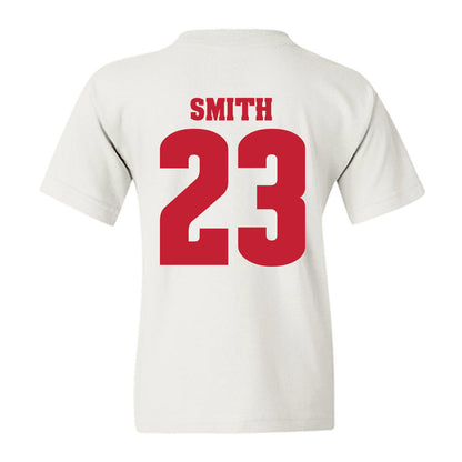 Wisconsin - NCAA Men's Soccer : Will Smith - Classic Shersey Youth T-Shirt-1