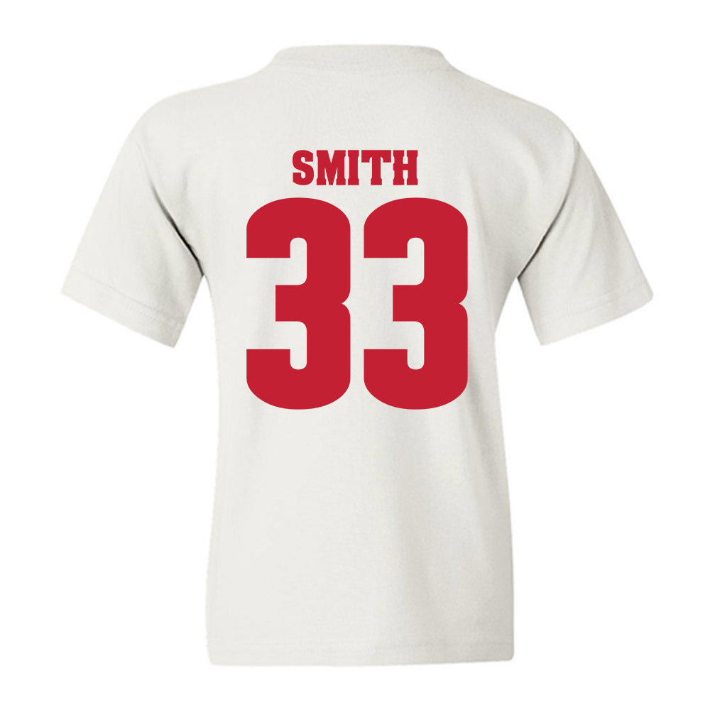 Wisconsin - NCAA Men's Soccer : Charlie Smith - Classic Shersey Youth T-Shirt-1