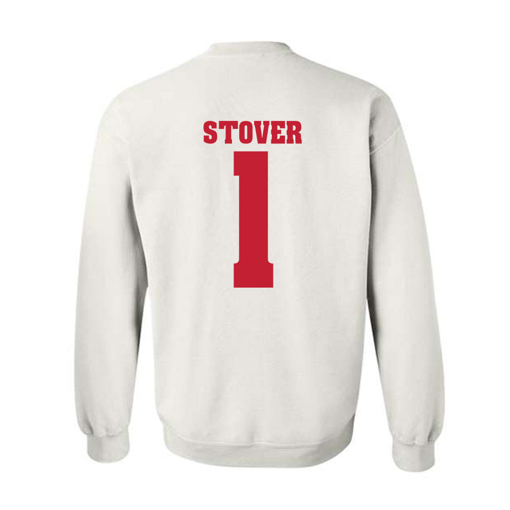 Wisconsin - NCAA Women's Soccer : Drew Stover - Classic Shersey Crewneck Sweatshirt-1
