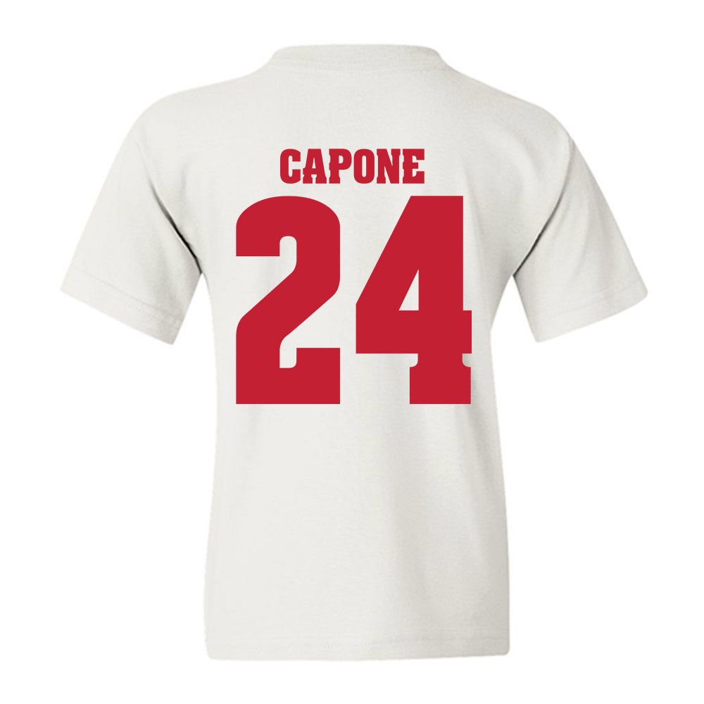 Wisconsin - NCAA Men's Soccer : Caleb Capone - Classic Shersey Youth T-Shirt-1