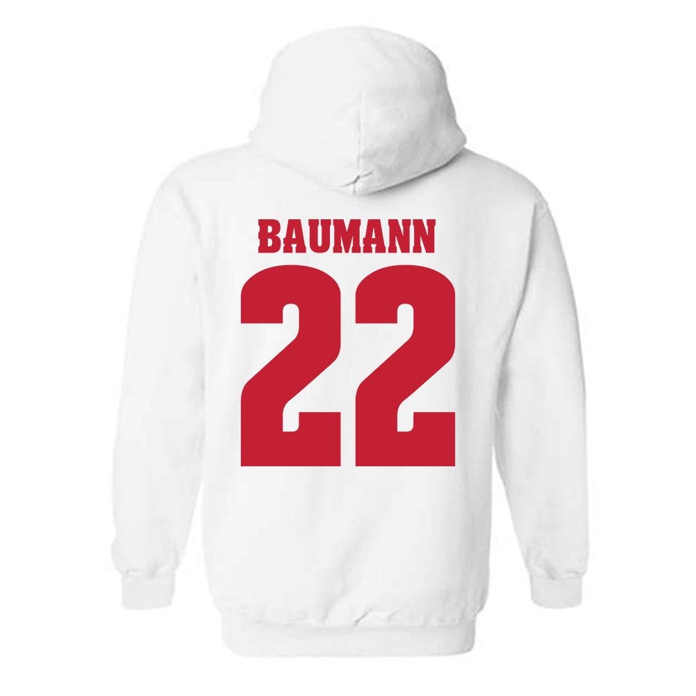 Wisconsin - NCAA Women's Soccer : Jenna Baumann - Classic Shersey Hooded Sweatshirt-1