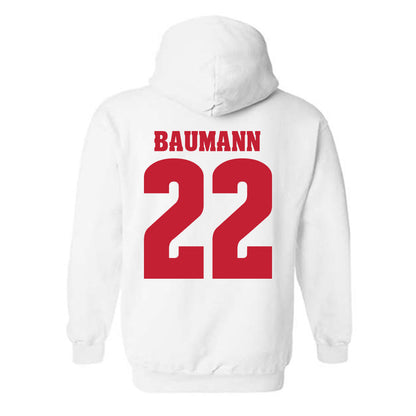 Wisconsin - NCAA Women's Soccer : Jenna Baumann - Classic Shersey Hooded Sweatshirt-1