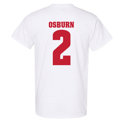 Wisconsin - NCAA Men's Ice Hockey : Luke Osburn - Classic Shersey T-Shirt-1