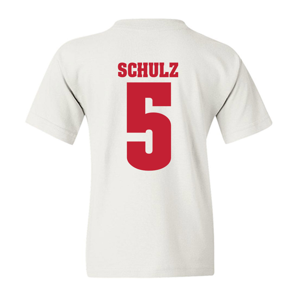 Wisconsin - NCAA Men's Ice Hockey : Zach Schulz - Classic Shersey Youth T-Shirt-1