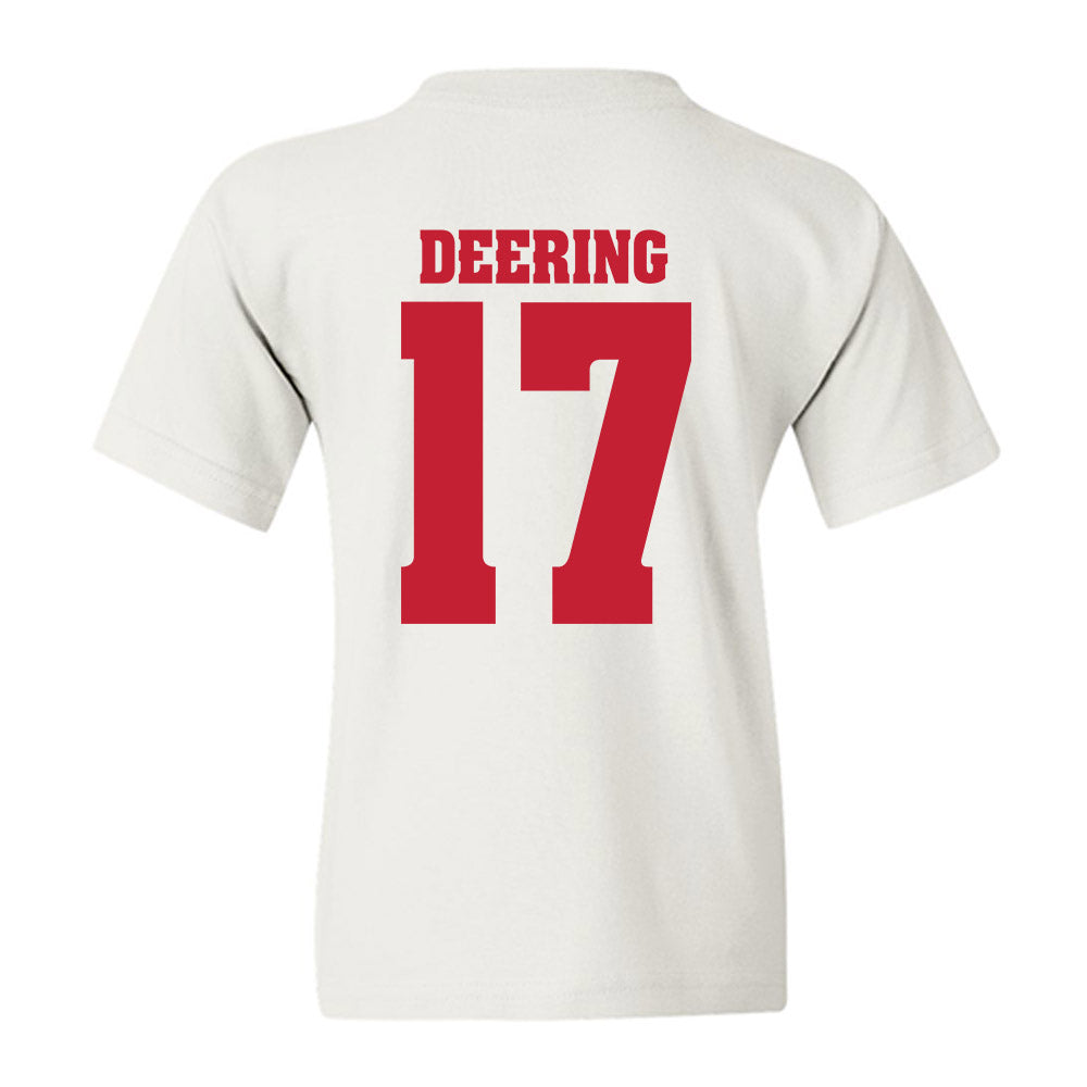 Wisconsin - NCAA Men's Ice Hockey : Grady Deering - Classic Shersey Youth T-Shirt-1