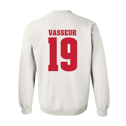 Wisconsin - NCAA Women's Ice Hockey : Bella Vasseur - Classic Shersey Crewneck Sweatshirt-1