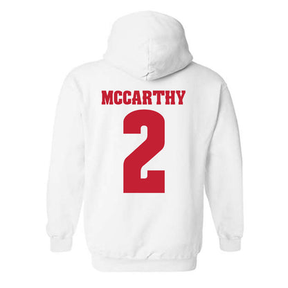 Wisconsin - NCAA Women's Ice Hockey : Finley McCarthy - Classic Shersey Hooded Sweatshirt-1