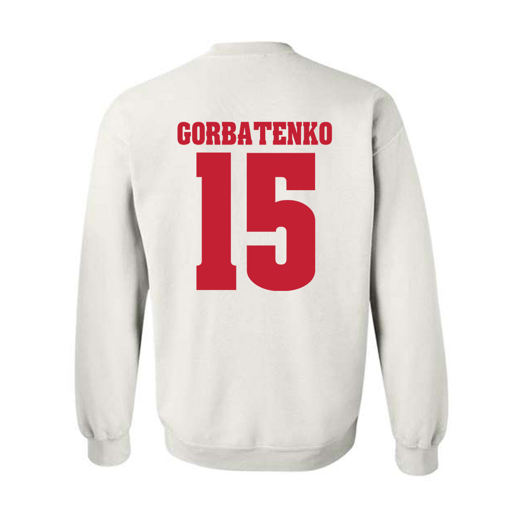 Wisconsin - NCAA Women's Ice Hockey : Nicole Gorbatenko - Classic Shersey Crewneck Sweatshirt-1