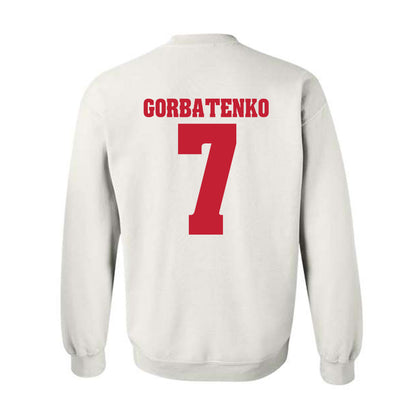 Wisconsin - NCAA Women's Ice Hockey : Kelly Gorbatenko - Classic Shersey Crewneck Sweatshirt-1