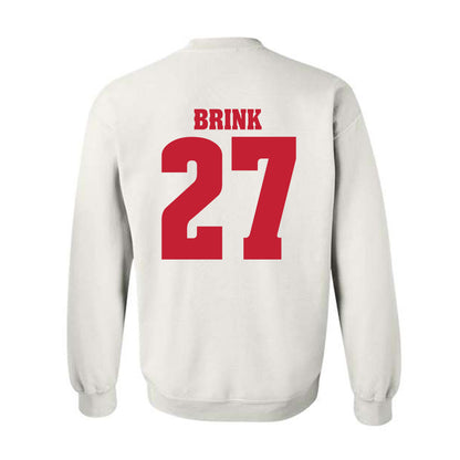 Wisconsin - NCAA Men's Ice Hockey : Finn Brink - Classic Shersey Crewneck Sweatshirt-1