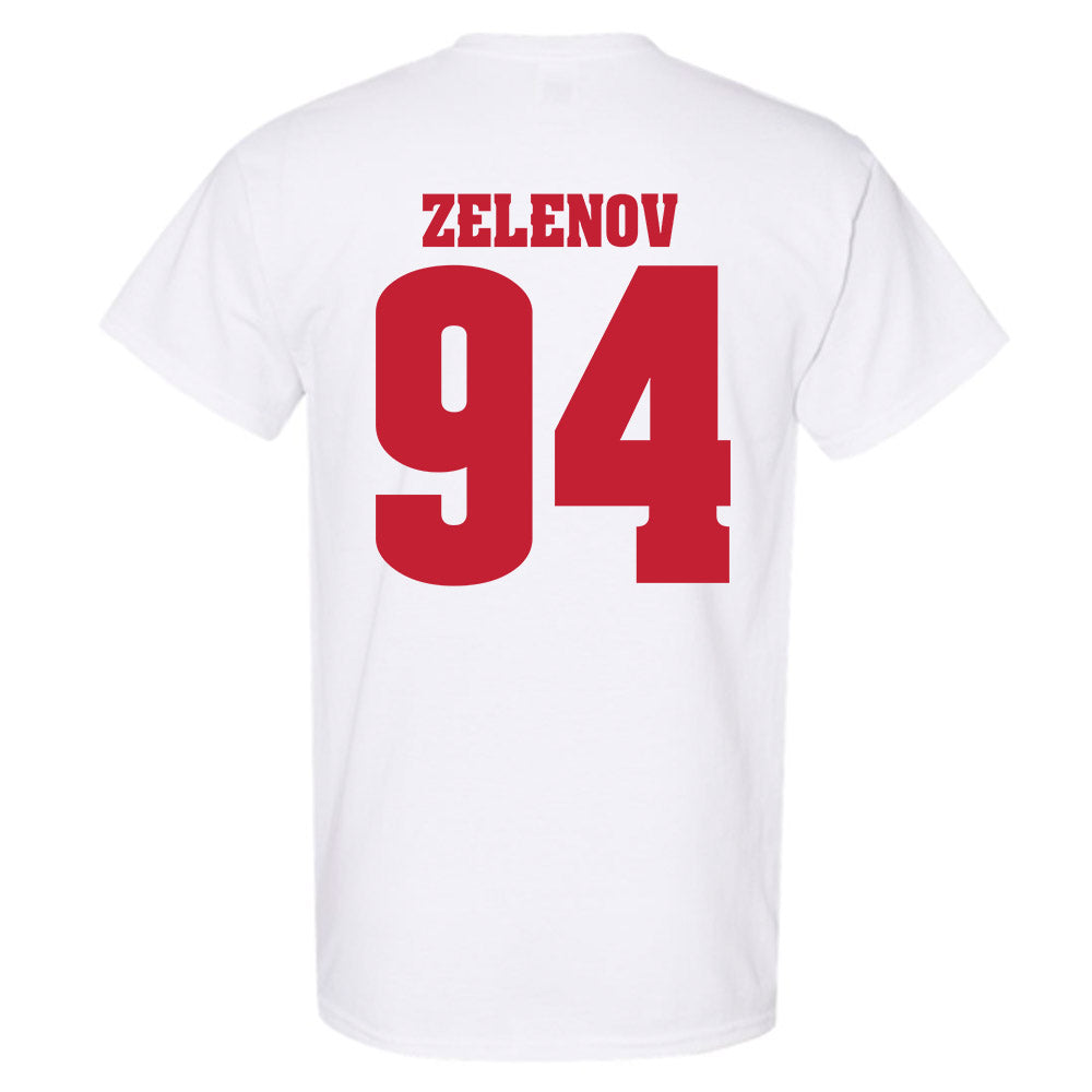 Wisconsin - NCAA Men's Ice Hockey : Vasily Zelenov - Classic Shersey T-Shirt-1