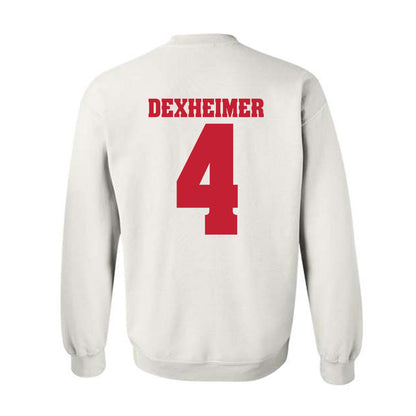 Wisconsin - NCAA Men's Ice Hockey : Ben Dexheimer - Classic Shersey Crewneck Sweatshirt-1