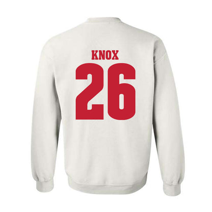 Wisconsin - NCAA Men's Ice Hockey : Weston Knox - Classic Shersey Crewneck Sweatshirt-1