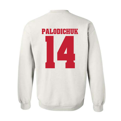 Wisconsin - NCAA Men's Ice Hockey : Joe Palodichuk - Classic Shersey Crewneck Sweatshirt-1