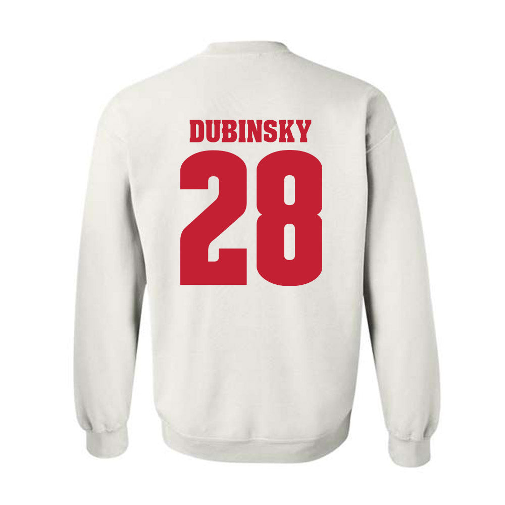 Wisconsin - NCAA Men's Ice Hockey : Aiden Dubinsky - Classic Shersey Crewneck Sweatshirt-1