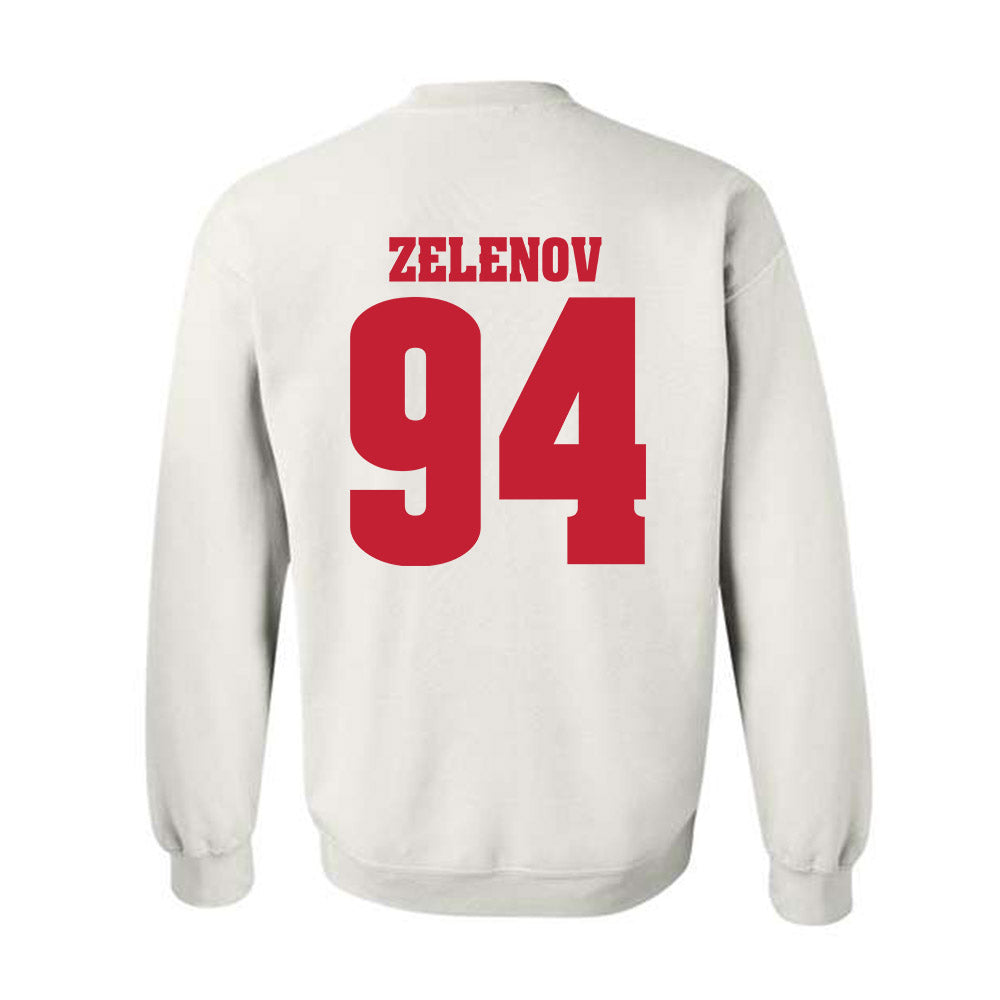 Wisconsin - NCAA Men's Ice Hockey : Vasily Zelenov - Classic Shersey Crewneck Sweatshirt-1