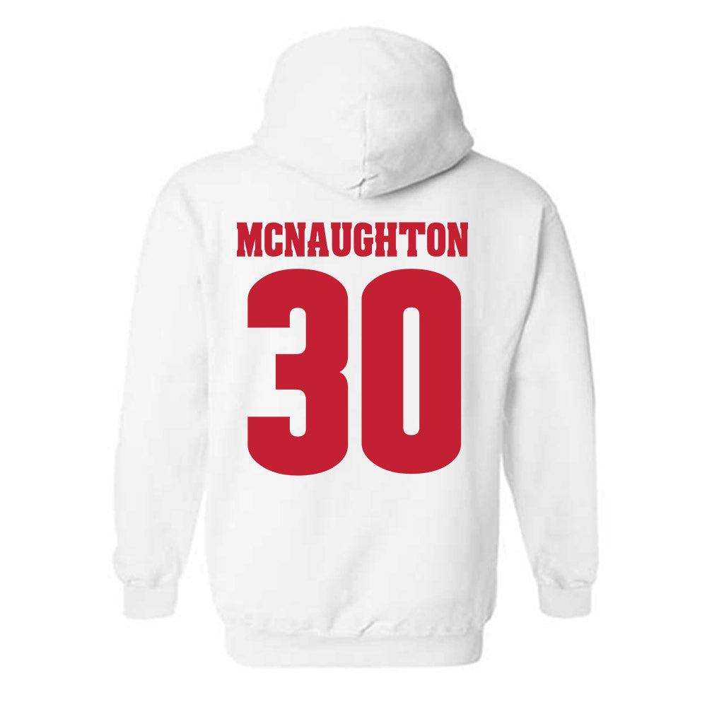 Wisconsin - NCAA Women's Ice Hockey : Ava McNaughton - Classic Shersey Hooded Sweatshirt-1