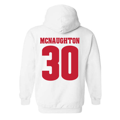 Wisconsin - NCAA Women's Ice Hockey : Ava McNaughton - Classic Shersey Hooded Sweatshirt-1