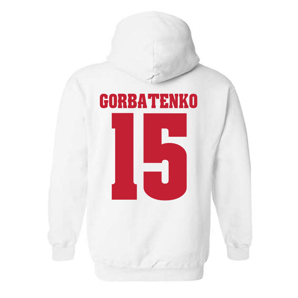Wisconsin - NCAA Women's Ice Hockey : Nicole Gorbatenko - Classic Shersey Hooded Sweatshirt-1