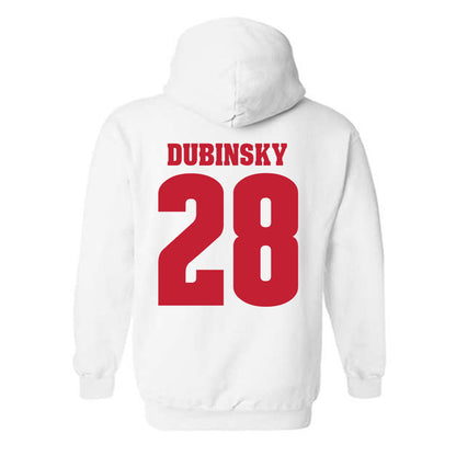 Wisconsin - NCAA Men's Ice Hockey : Aiden Dubinsky - Classic Shersey Hooded Sweatshirt-1