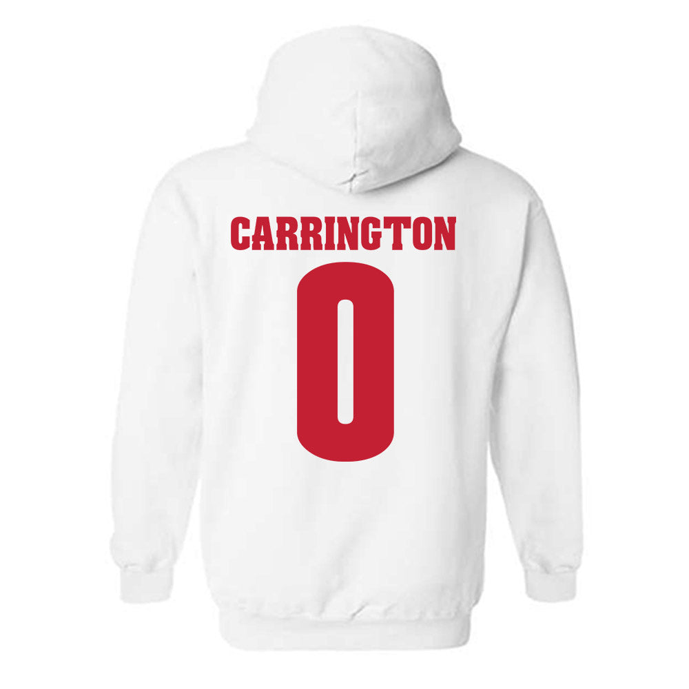 Wisconsin - NCAA Men's Basketball : Braeden Carrington - Classic Shersey Hooded Sweatshirt-1