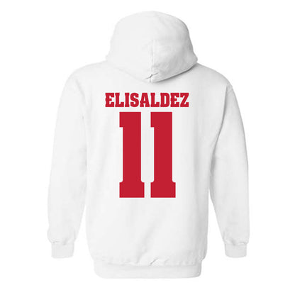 Wisconsin - NCAA Women's Basketball : Caia Elisaldez - Classic Shersey Hooded Sweatshirt-1