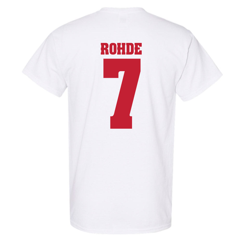 Wisconsin - NCAA Men's Basketball : Andrew Rohde - Classic Shersey T-Shirt-1