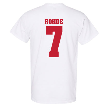 Wisconsin - NCAA Men's Basketball : Andrew Rohde - Classic Shersey T-Shirt-1