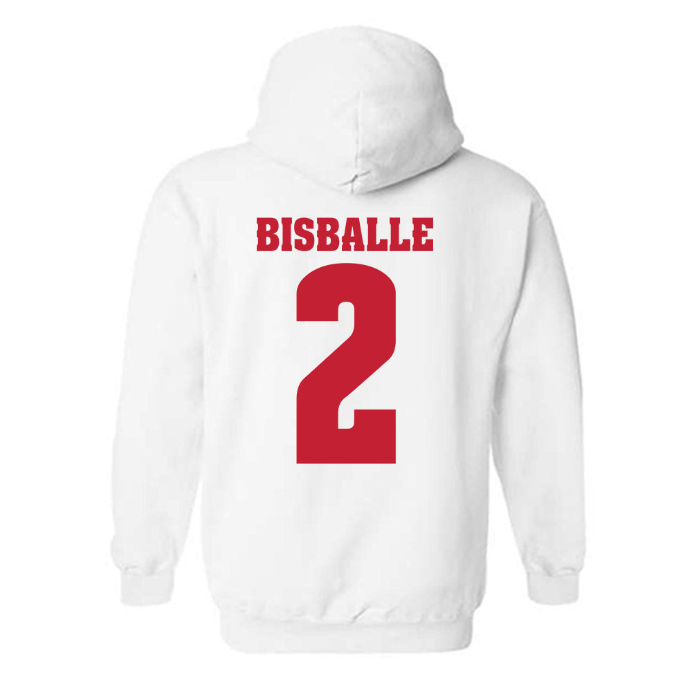 Wisconsin - NCAA Women's Basketball : Alie Bisballe - Classic Shersey Hooded Sweatshirt-1