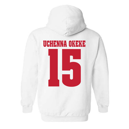 Wisconsin - NCAA Women's Basketball : Gift Uchenna Okeke - Classic Shersey Hooded Sweatshirt-1