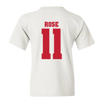 Wisconsin - NCAA Women's Basketball : Caia Rose - Classic Shersey Youth T-Shirt-1
