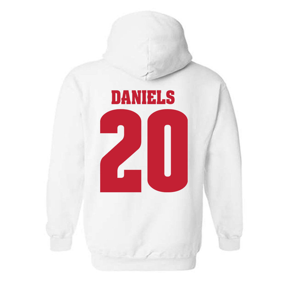 Wisconsin - NCAA Women's Basketball : Kyrah Daniels - Classic Shersey Hooded Sweatshirt-1
