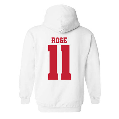 Wisconsin - NCAA Women's Basketball : Caia Rose - Classic Shersey Hooded Sweatshirt-1
