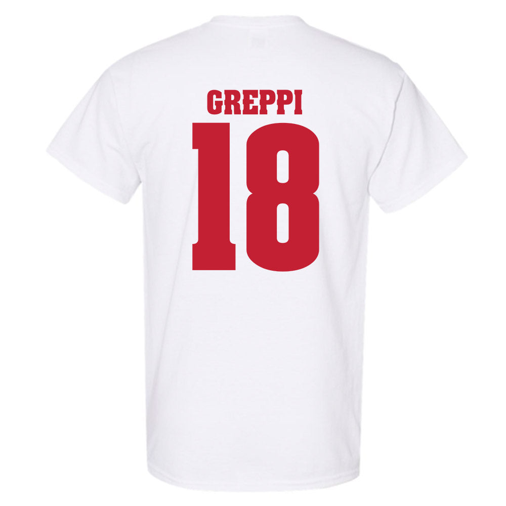 Wisconsin - NCAA Men's Basketball : Riccardo Greppi - Classic Shersey T-Shirt-1