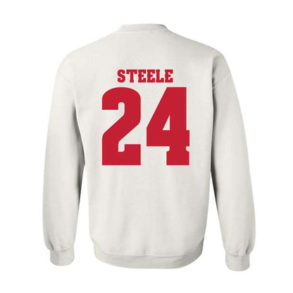 Wisconsin - NCAA Women's Basketball : Laci Steele - Classic Shersey Crewneck Sweatshirt-1