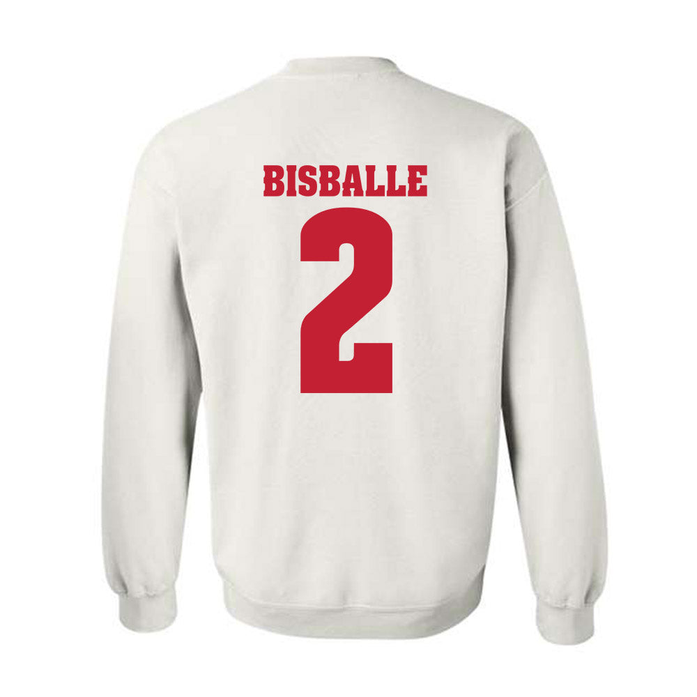Wisconsin - NCAA Women's Basketball : Alie Bisballe - Classic Shersey Crewneck Sweatshirt-1