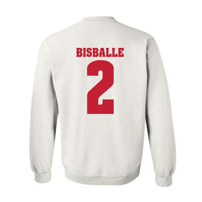 Wisconsin - NCAA Women's Basketball : Alie Bisballe - Classic Shersey Crewneck Sweatshirt-1