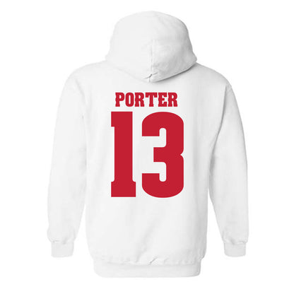 Wisconsin - NCAA Women's Basketball : Ronnie Porter - Classic Shersey Hooded Sweatshirt-1