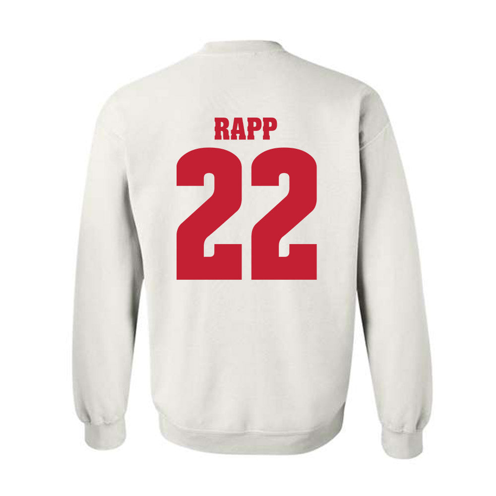 Wisconsin - NCAA Men's Basketball : Austin Rapp - Classic Shersey Crewneck Sweatshirt-1