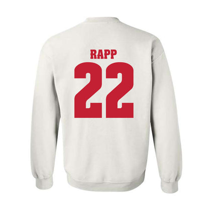 Wisconsin - NCAA Men's Basketball : Austin Rapp - Classic Shersey Crewneck Sweatshirt-1