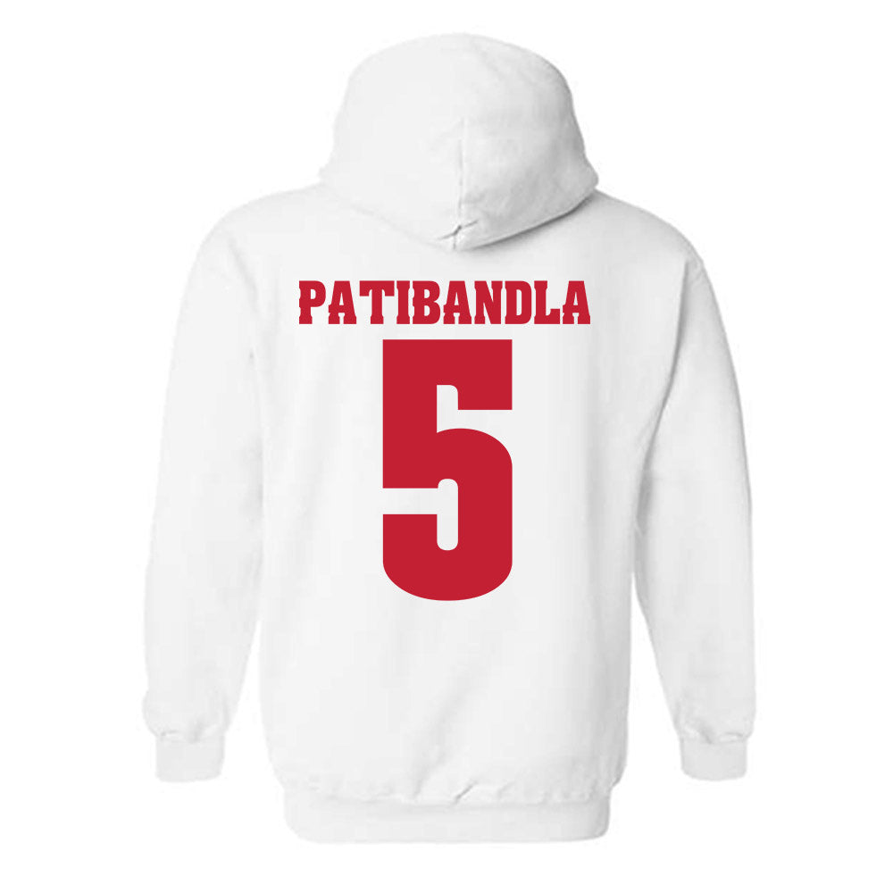 Wisconsin - NCAA Women's Basketball : Leena Patibandla - Classic Shersey Hooded Sweatshirt-1