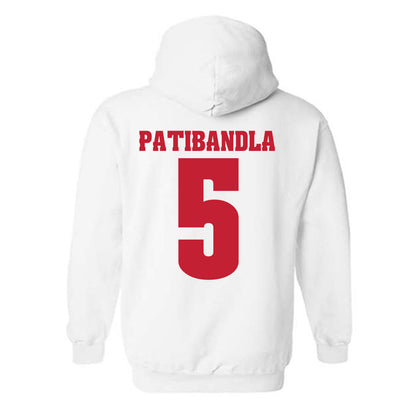 Wisconsin - NCAA Women's Basketball : Leena Patibandla - Classic Shersey Hooded Sweatshirt-1