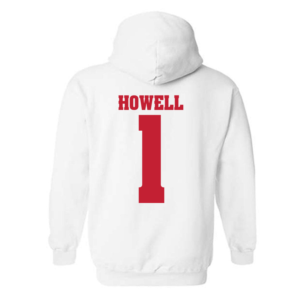 Wisconsin - NCAA Women's Basketball : Destiny Howell - Classic Shersey Hooded Sweatshirt-1