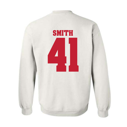 Wisconsin - NCAA Football : McCoy Smith - Classic Shersey Crewneck Sweatshirt-1