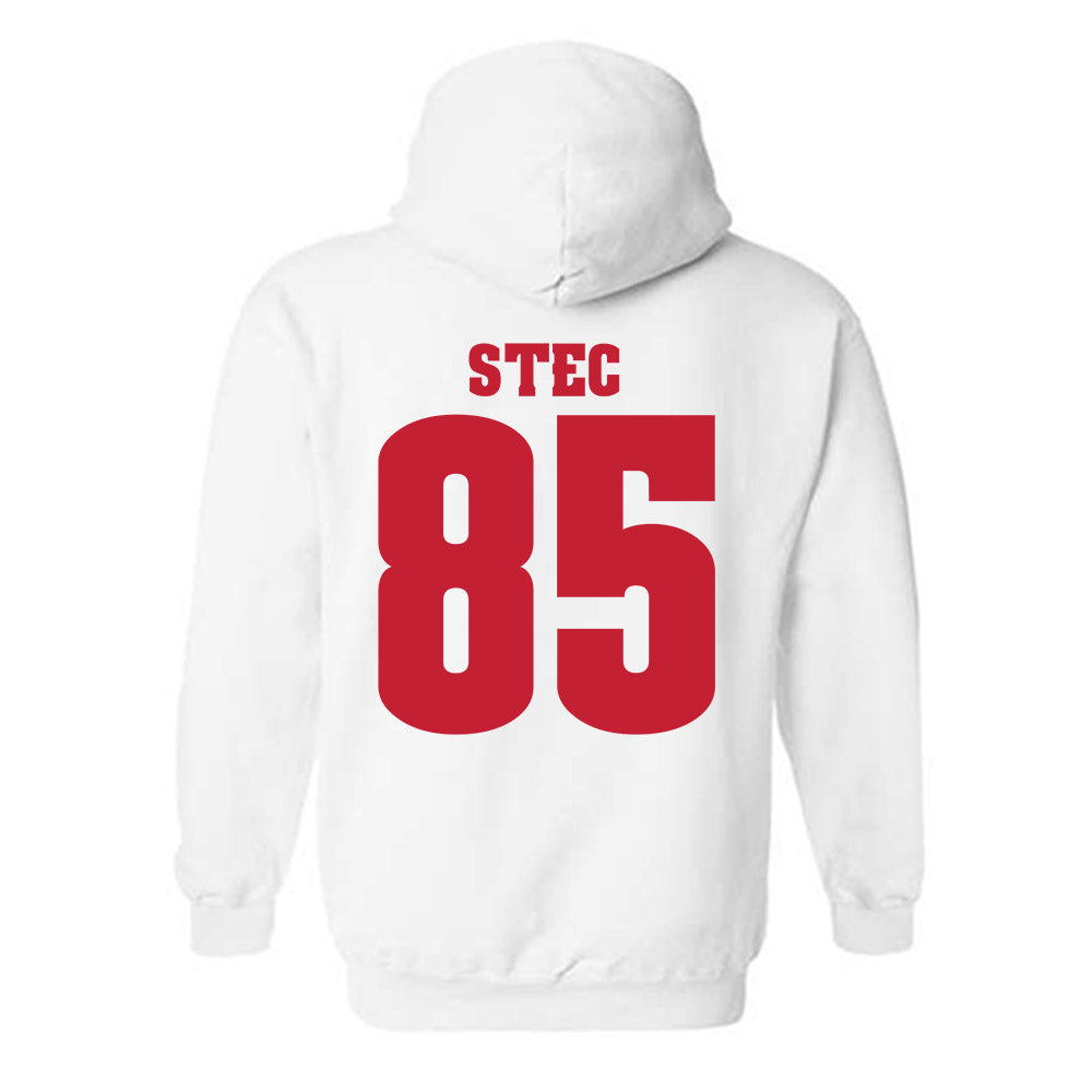 Wisconsin - NCAA Football : Grant Stec - Classic Shersey Hooded Sweatshirt-1