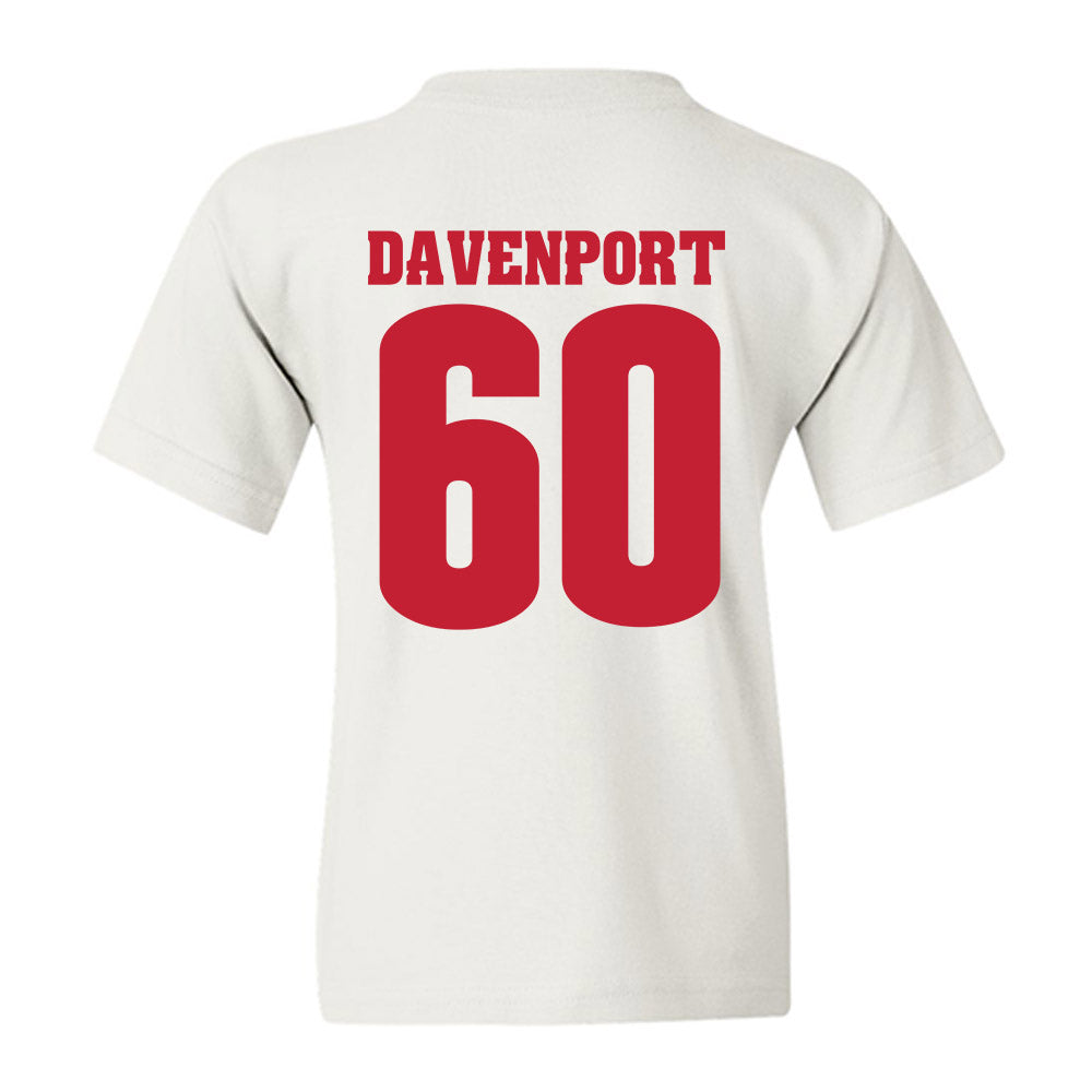 Wisconsin - NCAA Football : Nolan Davenport - Classic Shersey Youth T-Shirt-1