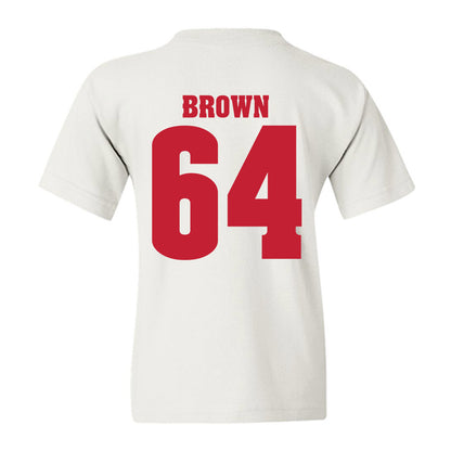 Wisconsin - NCAA Football : Evan Brown - Classic Shersey Youth T-Shirt-1